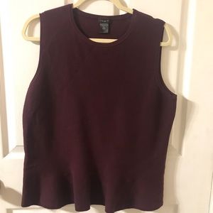 Ann Taylor factory peplum blouse XL